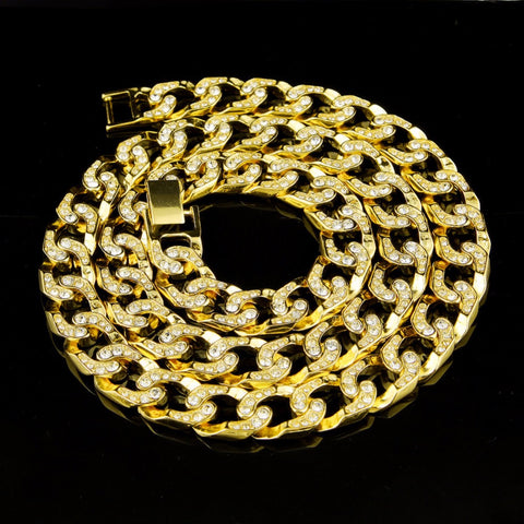 Cuban Chain in Yellow Gold