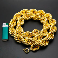 Oversize Rope Chain 18k Gold