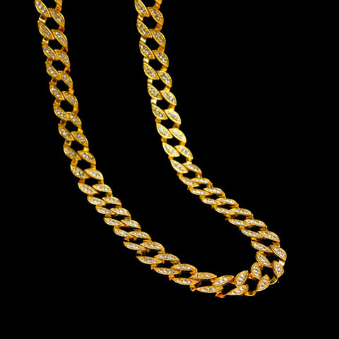 Half Iced Cuban Chain