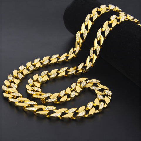 Cuban Chain in Yellow Gold