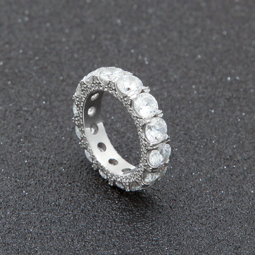 5mm Single Layer Diamond Band Ring