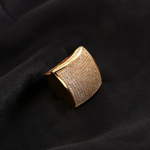 12mm Single Diamond Halo Ring