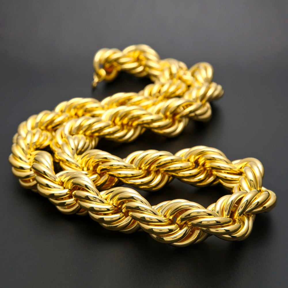 Oversize Rope Chain 18k Gold