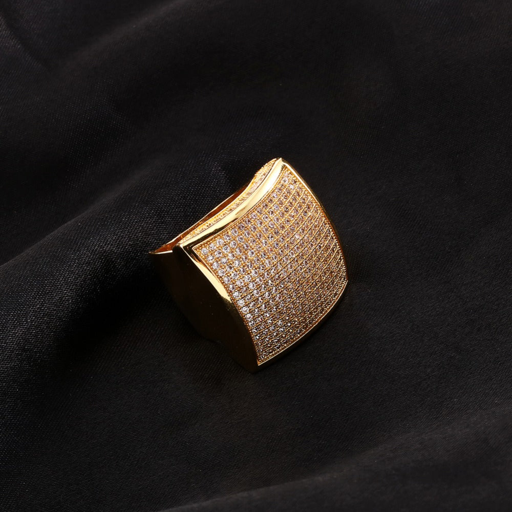 2mm Diamond Surface Ring