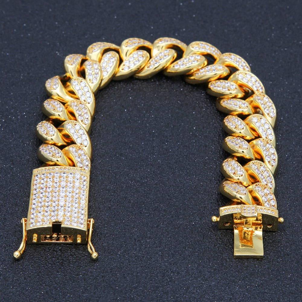 Diamond Cuban Link Bracelet (20mm)